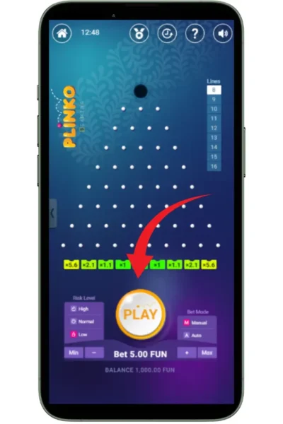 Plinko Klicka pa Spela